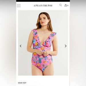 A Pea In The Pod Maternity Swimsuit Size Large
